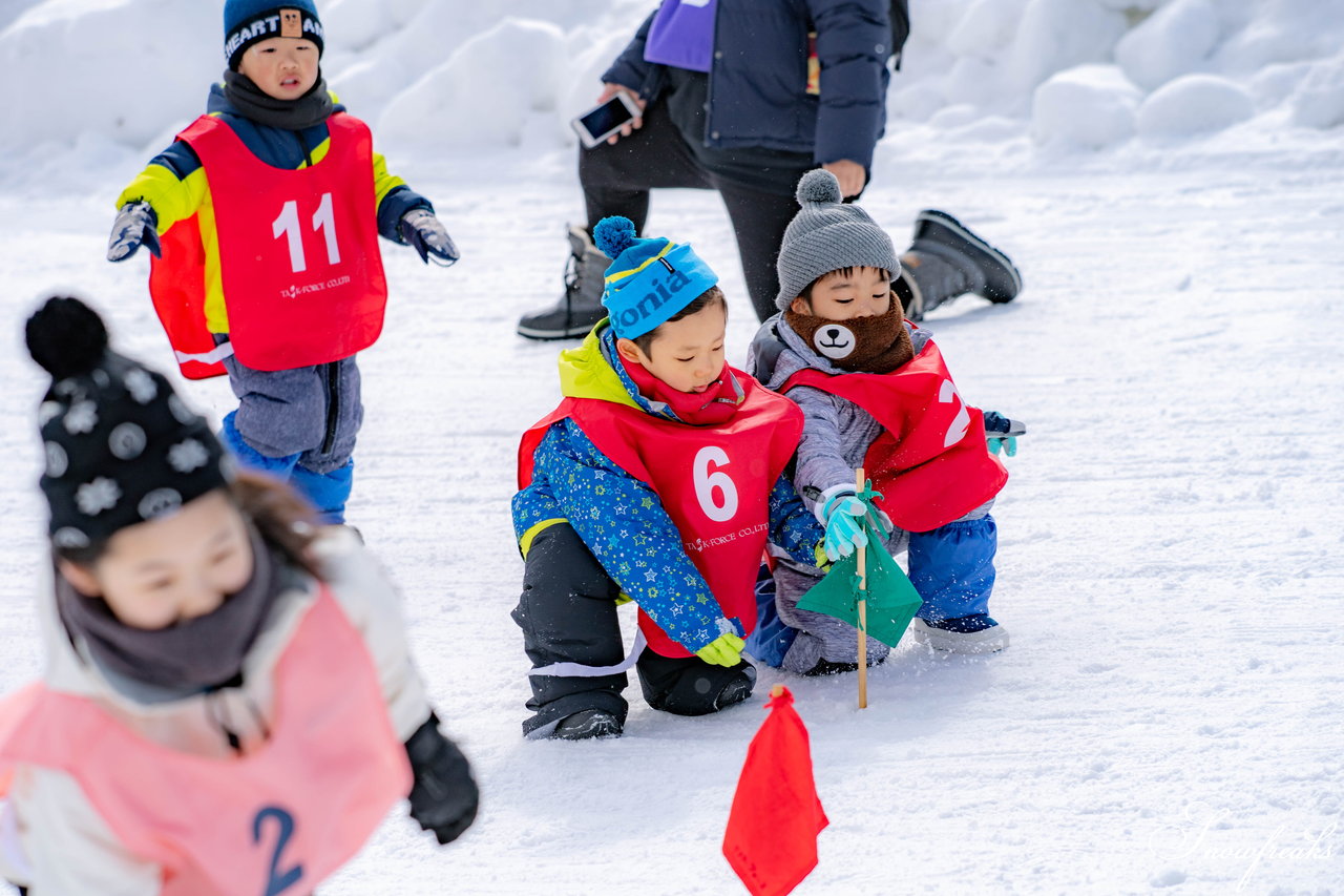 井山敬介さん＆清水宏保さんと一緒に雪遊び♪新しいカタチの子育てネットワークコミュニティ『Kids com』イベント、親子で楽しい［スノースポーツフェスティバル］in サッポロテイネ